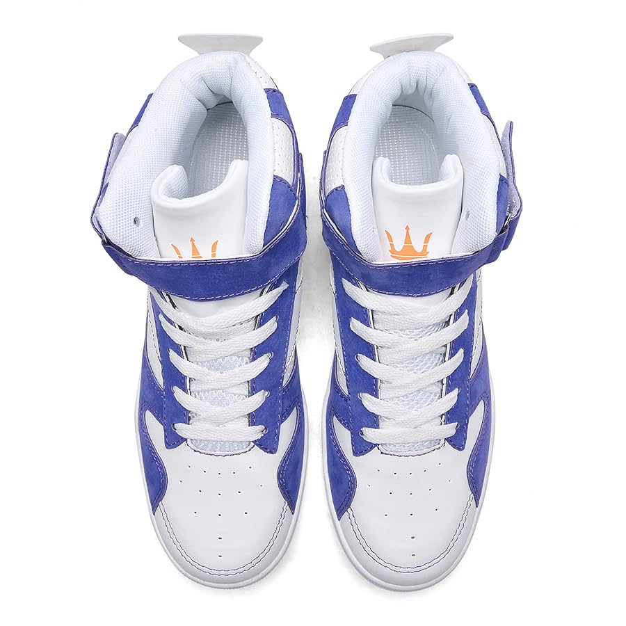 Amazon.com | FZUU Men's Fashion High Top Leather Street